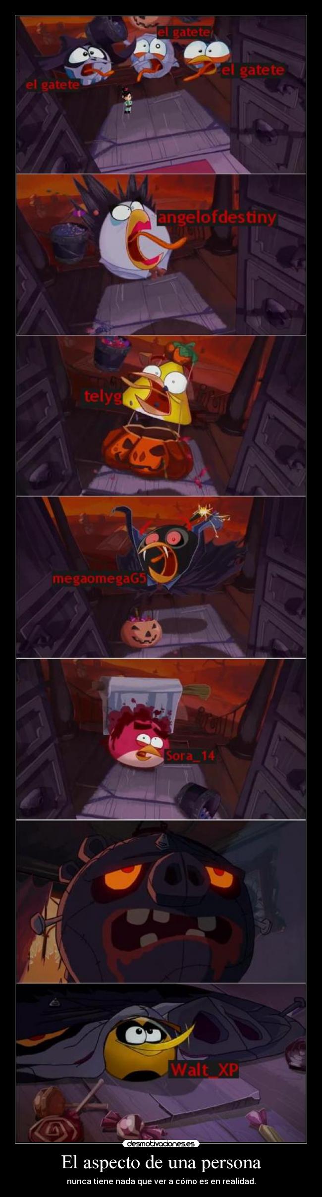 El aspecto de una persona -