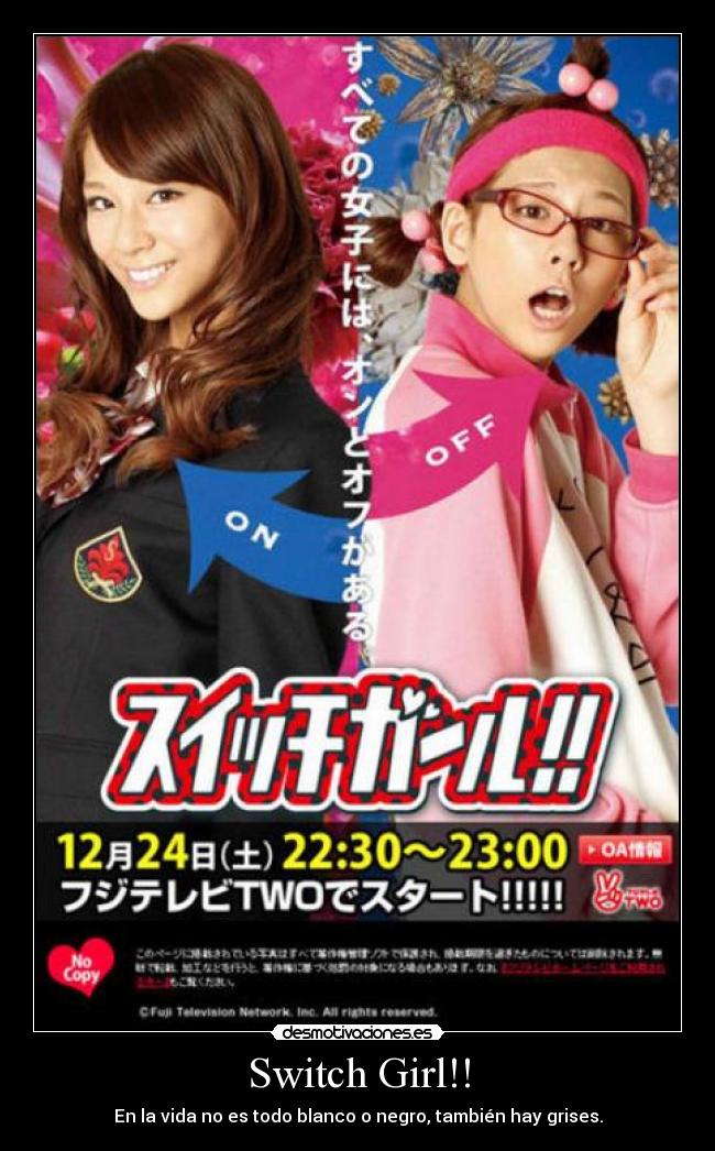 Switch Girl!! - En la vida no es todo blanco o negro, también hay grises.