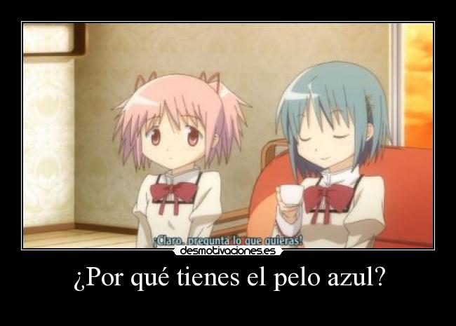 ¿Por qué tienes el pelo azul? - 