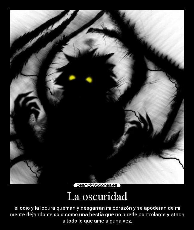 La oscuridad -