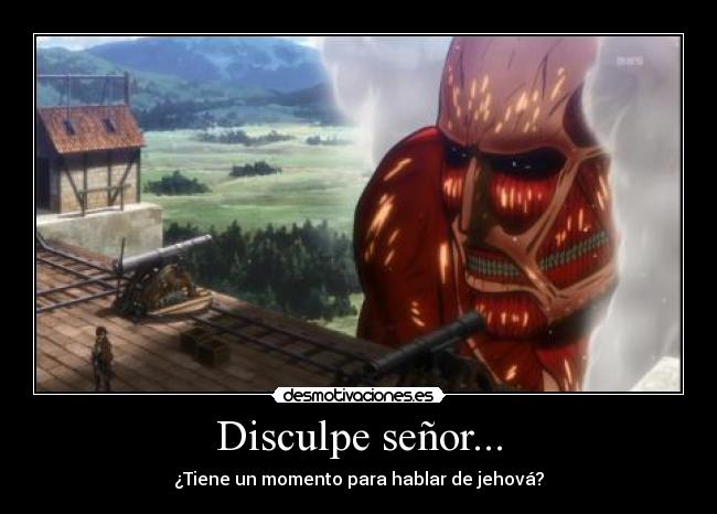 Disculpe señor... - 