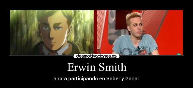 Erwin Smith - ahora participando en Saber y Ganar.