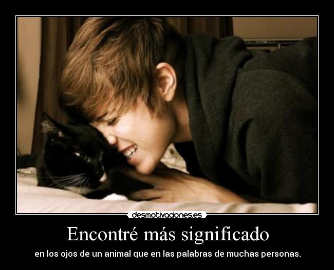 Encontré más significado -