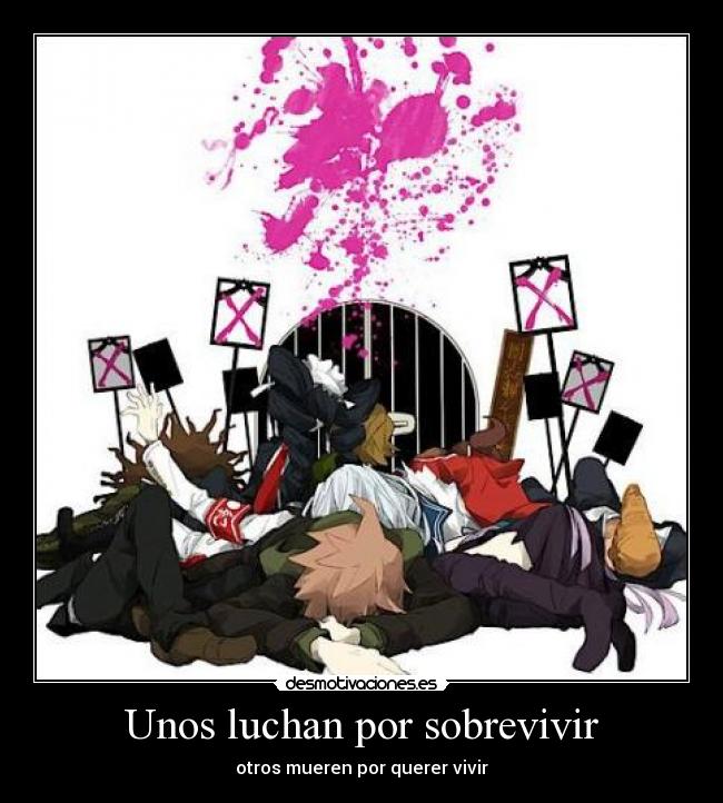 Unos luchan por sobrevivir - otros mueren por querer vivir