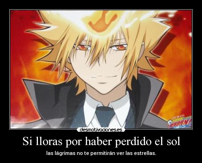 Si lloras por haber perdido el sol - 