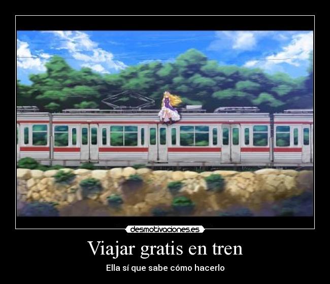 Viajar gratis en tren - 