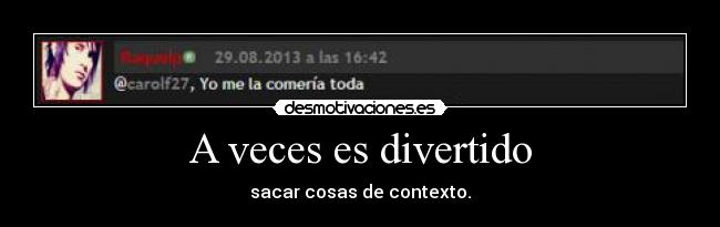 A veces es divertido - 