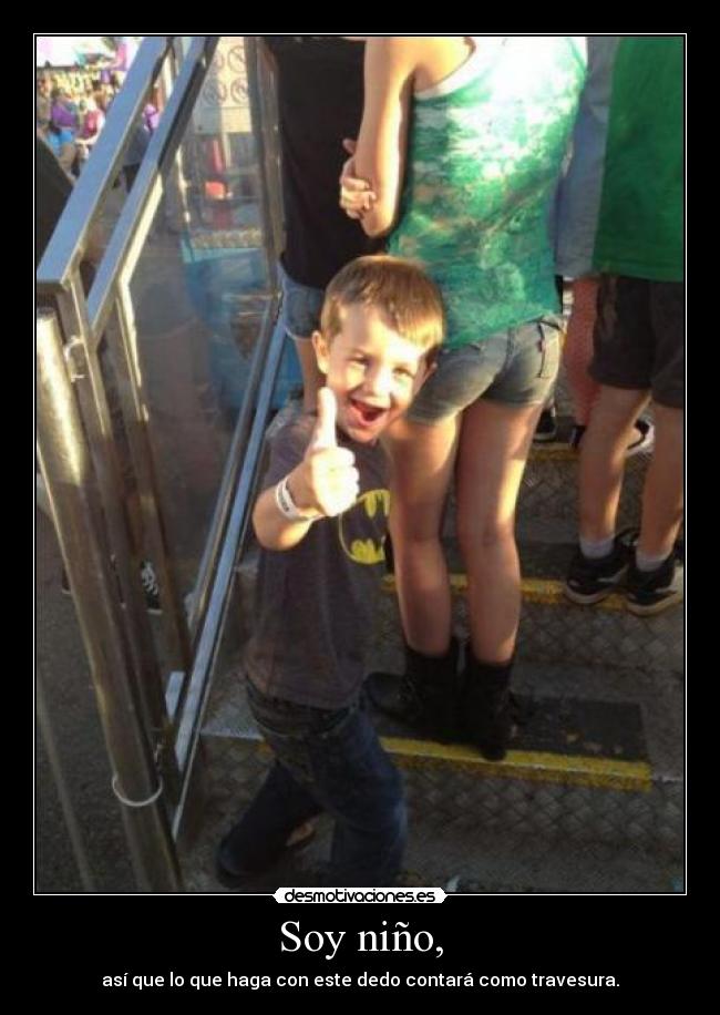 Soy niño, - 