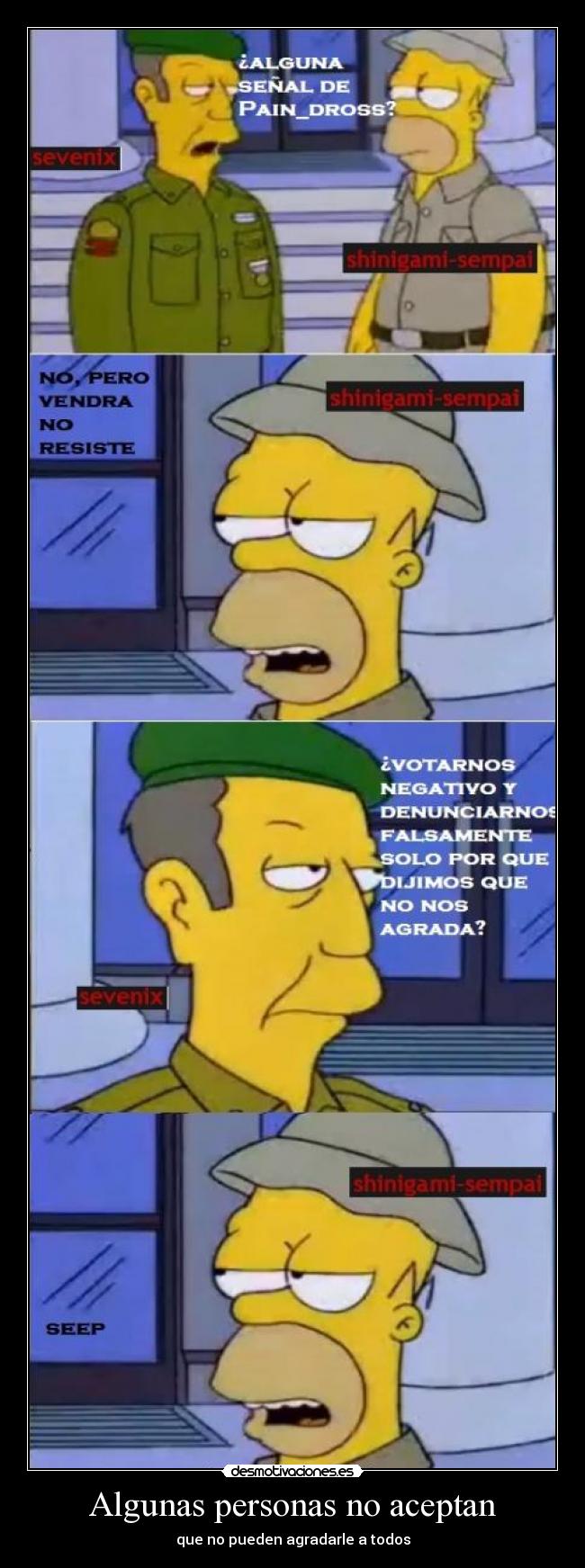 carteles anime shinigamisempai colwuwboaonwtoiopwaoion shinigamixlll los simpson pain resiste pokemon desmotivaciones