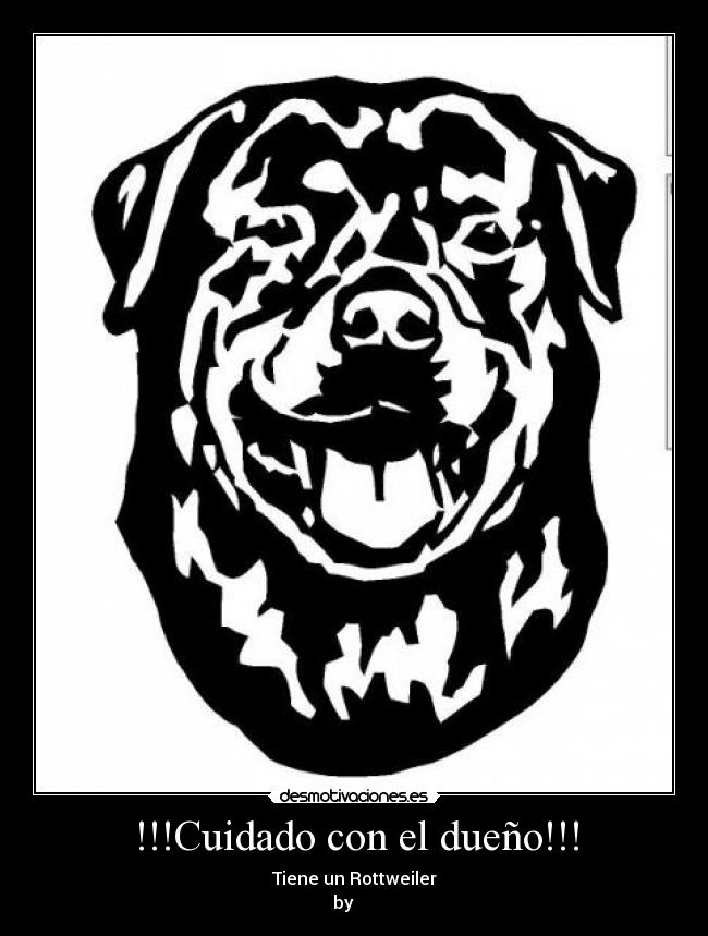 !!!Cuidado con el dueño!!! - Tiene un Rottweiler
by アンドレス