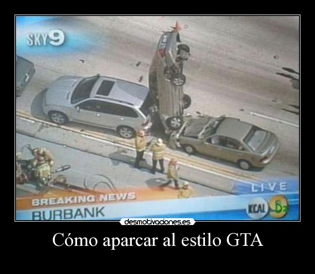 Cómo aparcar al estilo GTA -