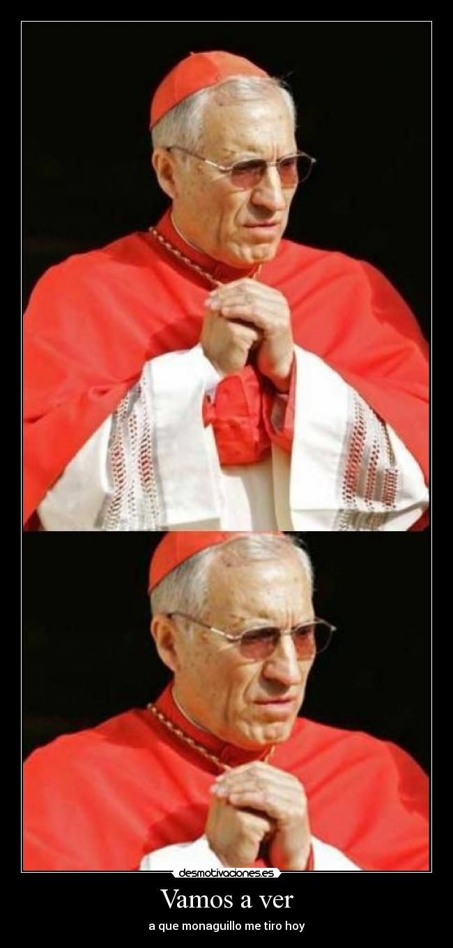 Vamos a ver - a que monaguillo me tiro hoy