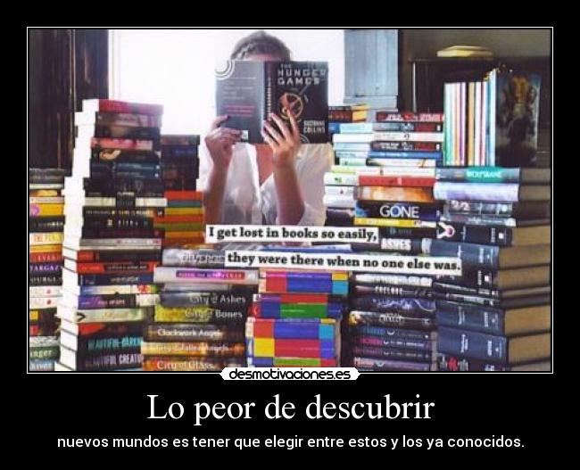 Lo peor de descubrir -