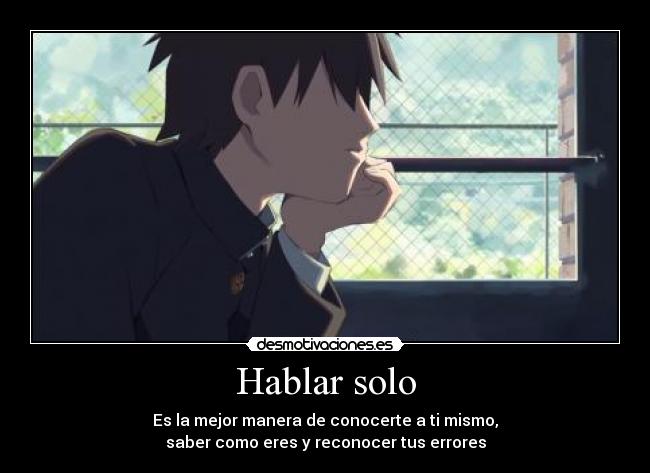 Hablar solo -