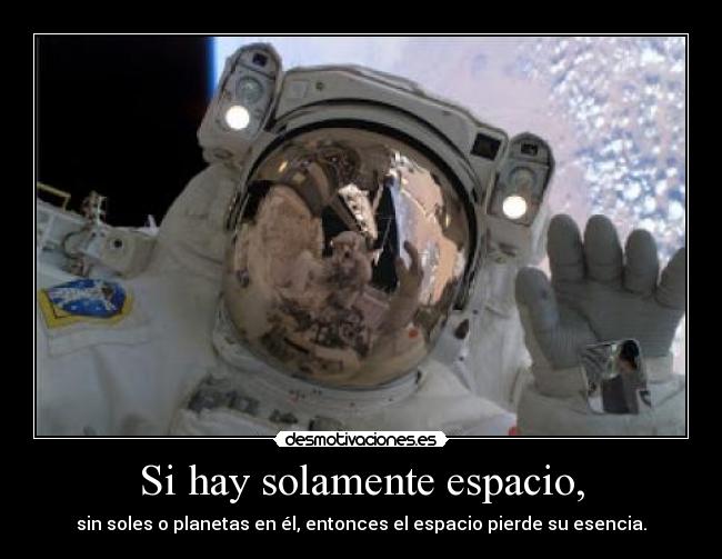 Si hay solamente espacio, -