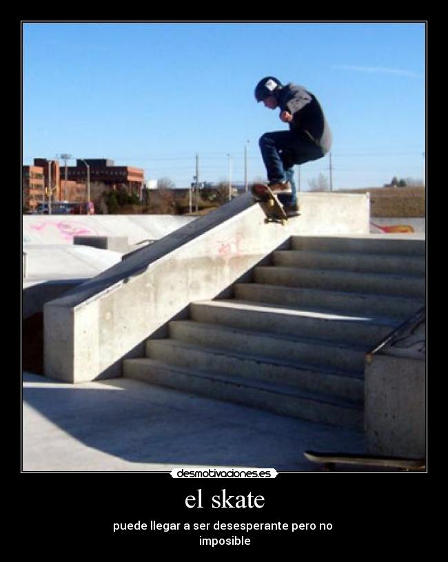 carteles skate desmotivaciones