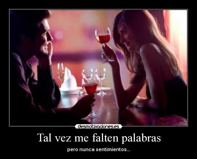 Tal vez me falten palabras -