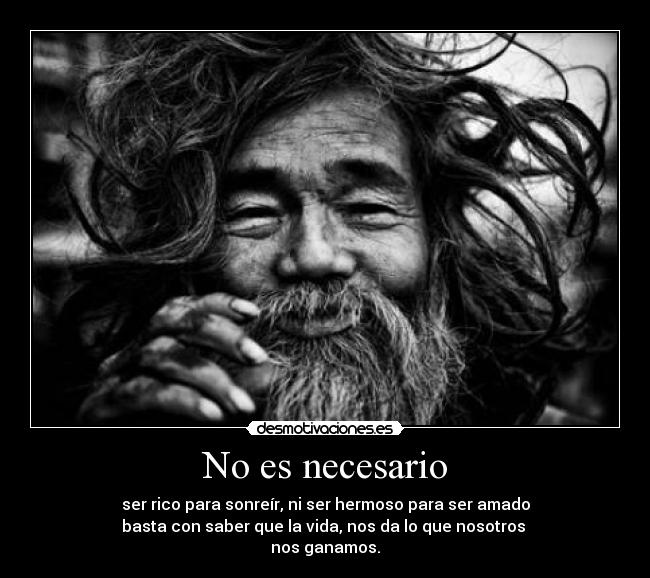 No es necesario -