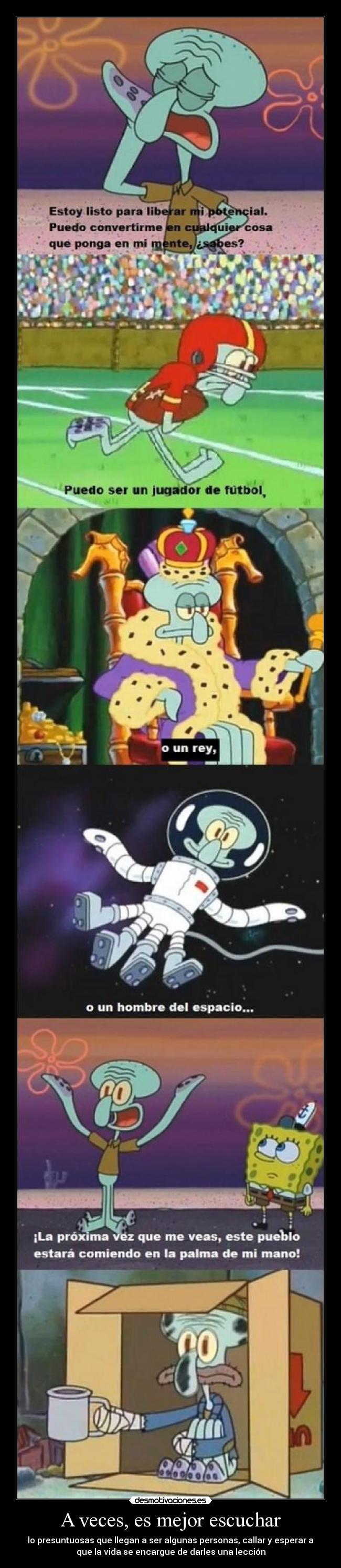 A veces, es mejor escuchar -