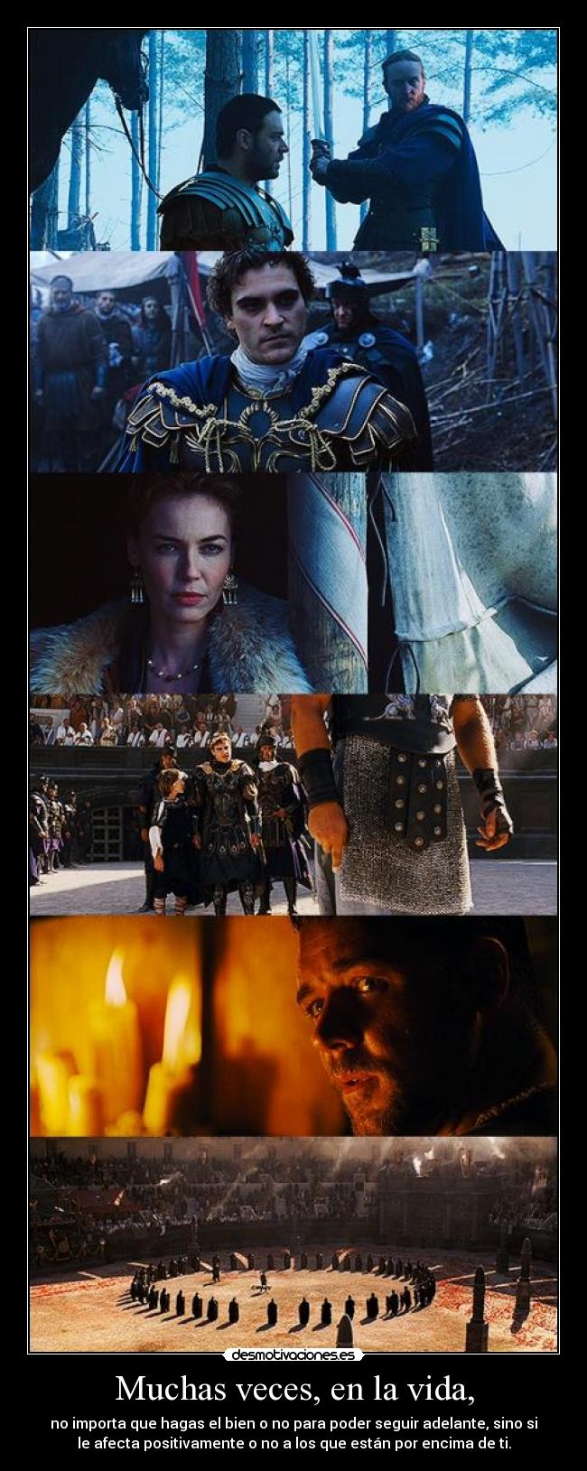 Muchas veces, en la vida, - no importa que hagas el bien o no para poder seguir adelante, sino si
le afecta positivamente o no a los que están por encima de ti.