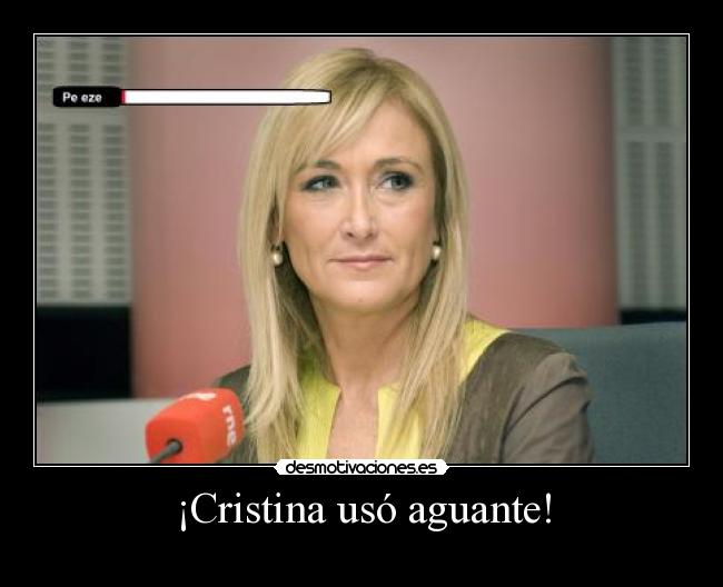 ¡Cristina usó aguante! - 