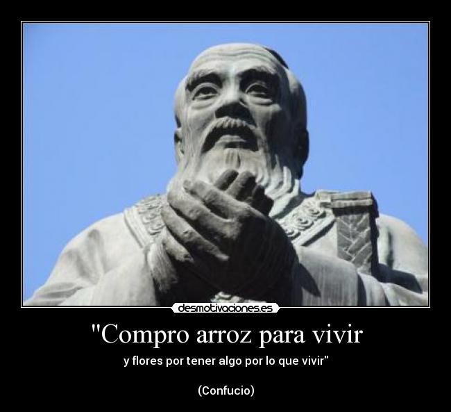 Compro arroz para vivir -