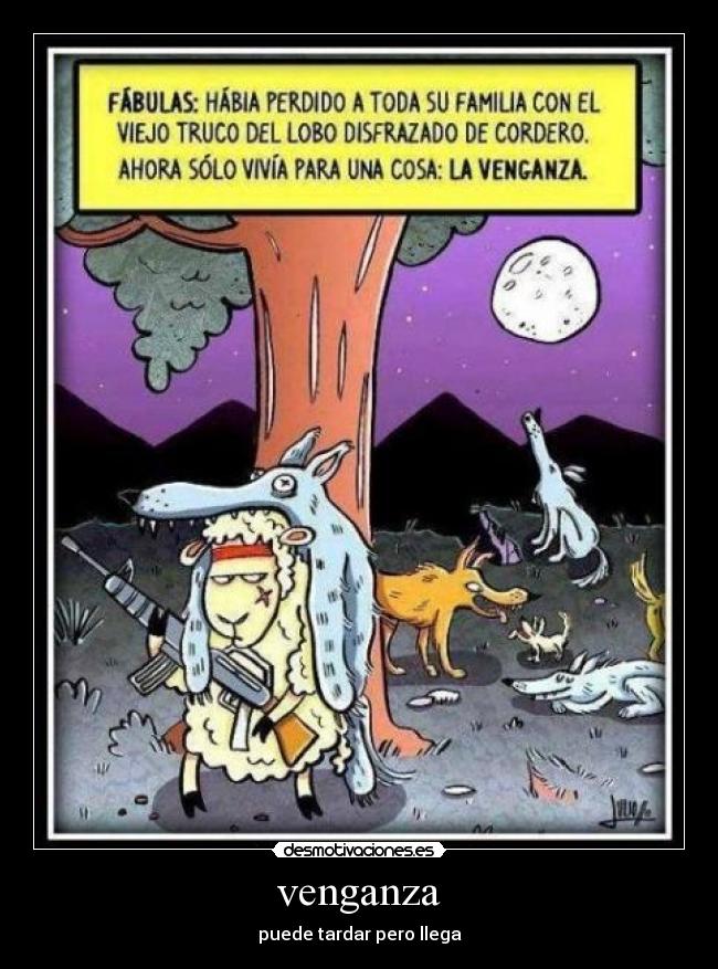 carteles venganza desmotivaciones