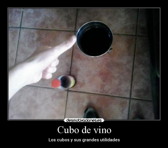 Cubo de vino - Los cubos y sus grandes utilidades
