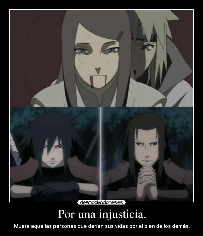 Por una injusticia. -