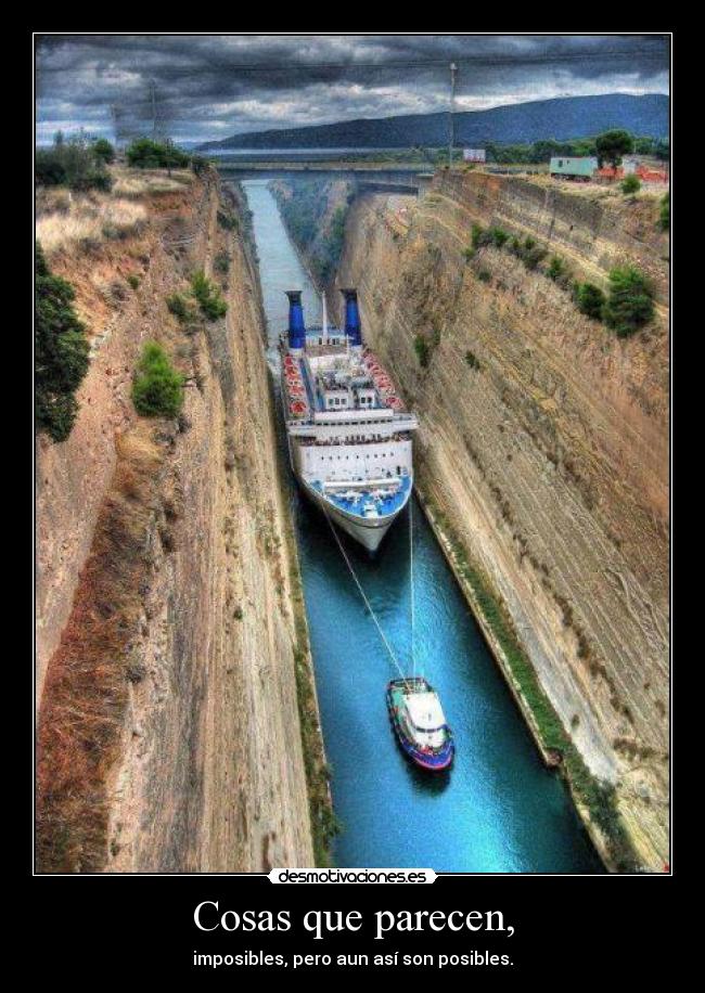 Cosas que parecen, - imposibles, pero aun así son posibles.