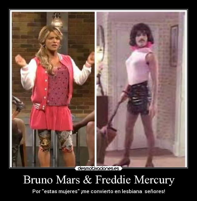 carteles bruno mars freddie mercury desmotivaciones