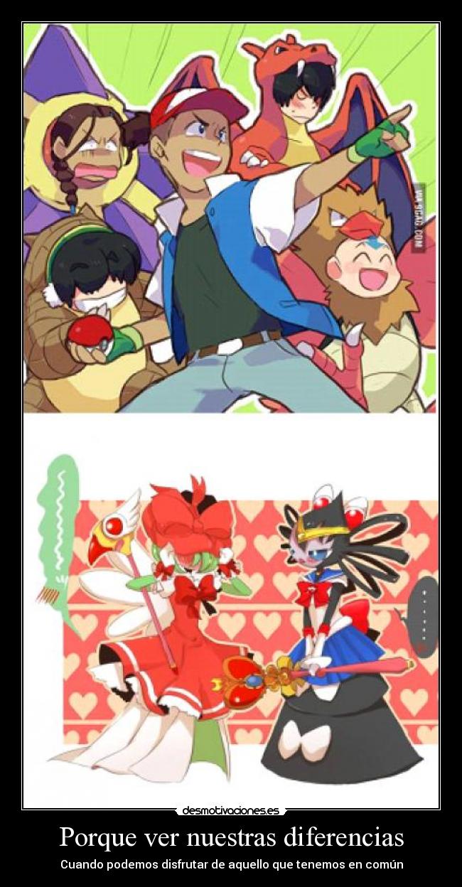 Porque ver nuestras diferencias - Cuando podemos disfrutar de aquello que tenemos en común