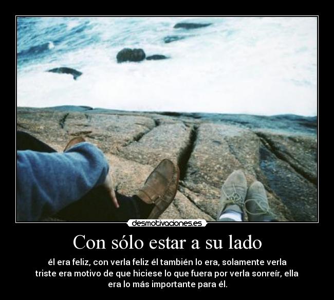 Con sólo estar a su lado -