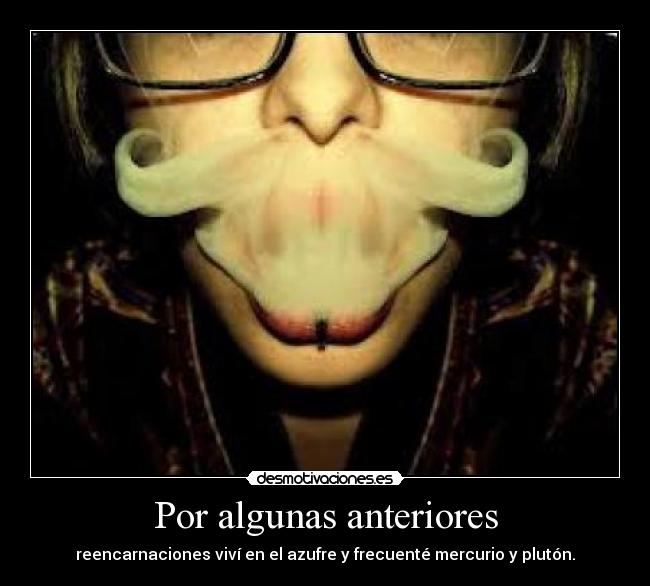 Por algunas anteriores -