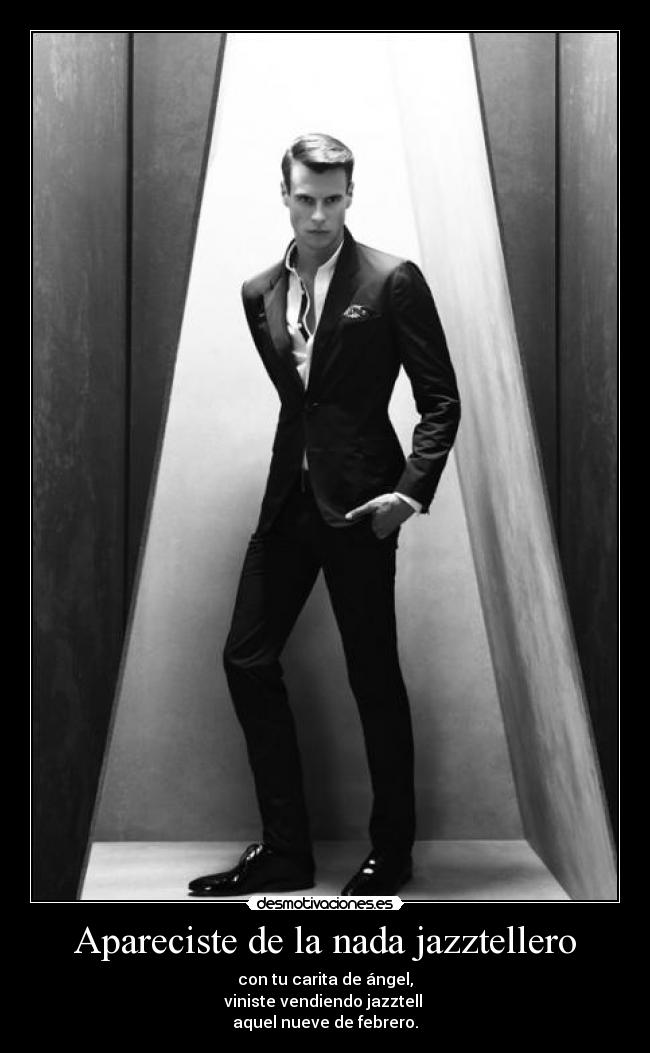 Apareciste de la nada jazztellero -