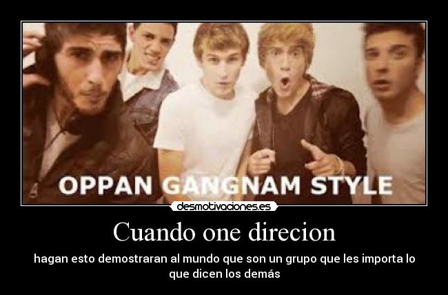 Cuando one direcion -