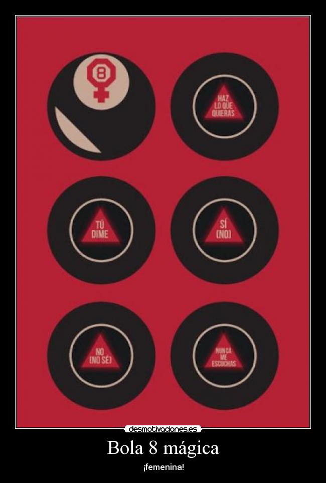 Bola 8 mágica - ¡femenina!