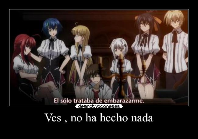 carteles anime otaku highschool dxd new desmotivaciones