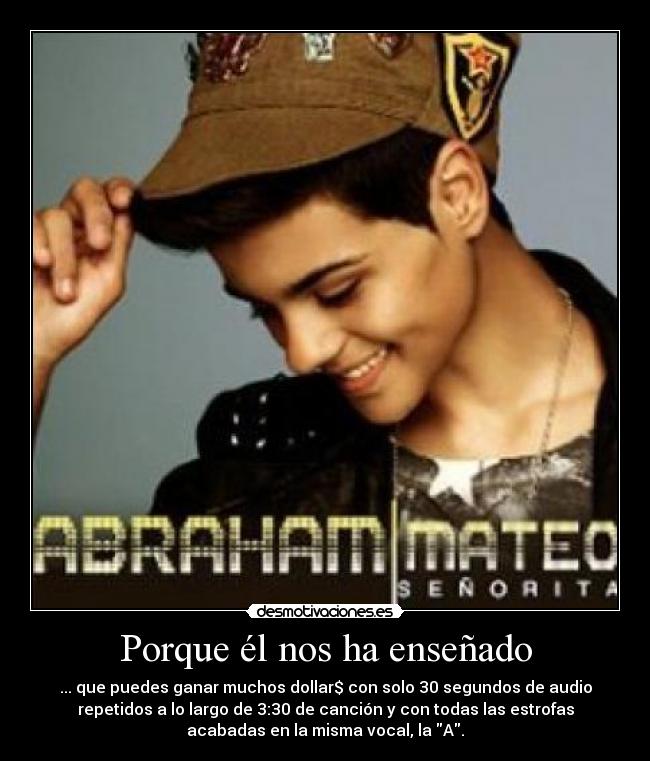 Porque él nos ha enseñado -