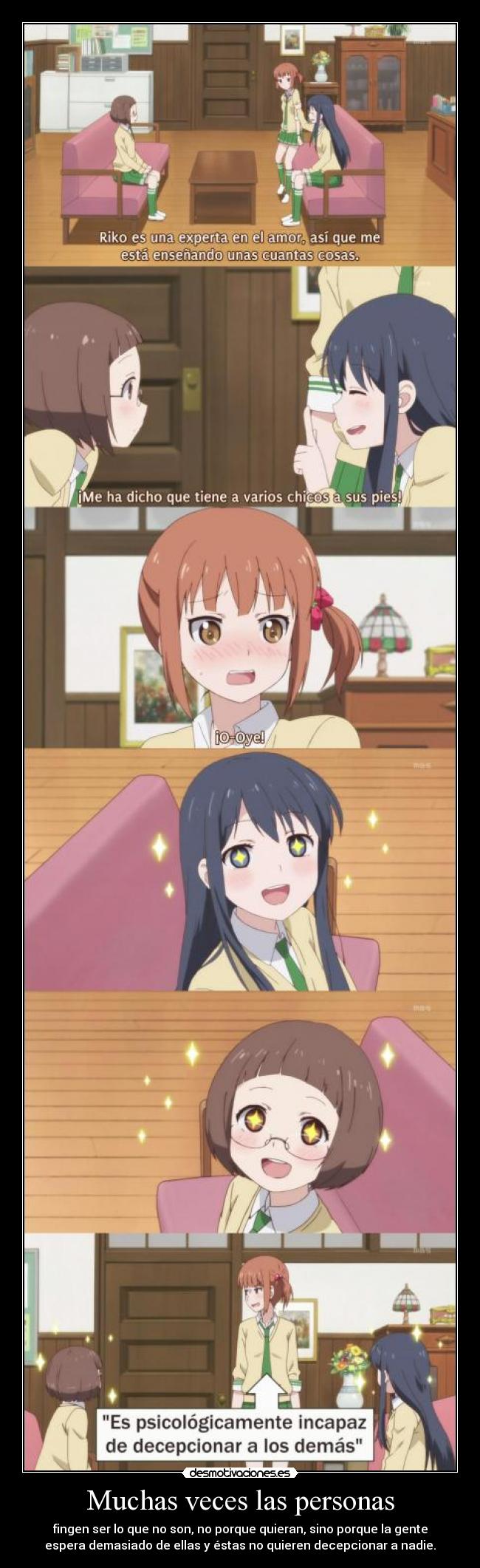 Muchas veces las personas -