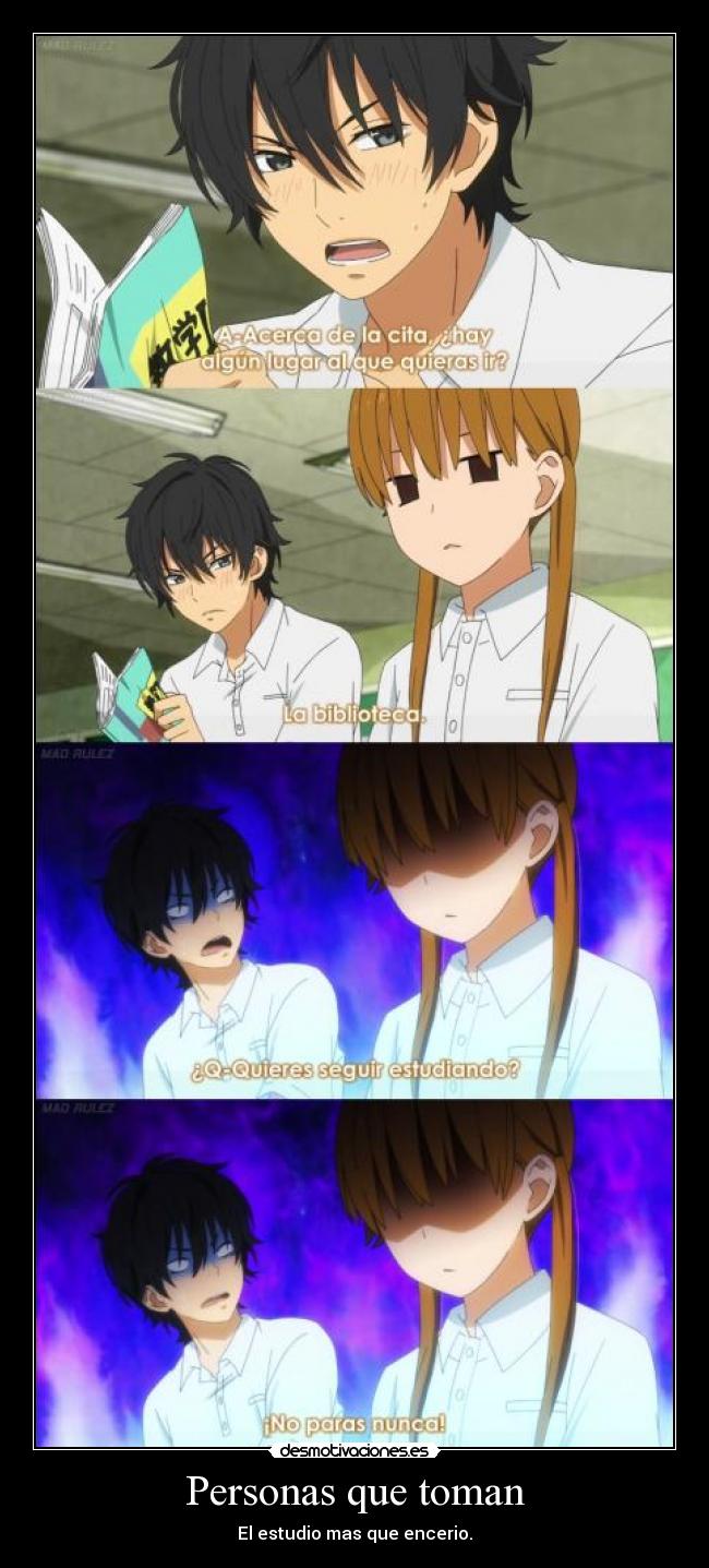 Personas que toman - El estudio mas que encerio.