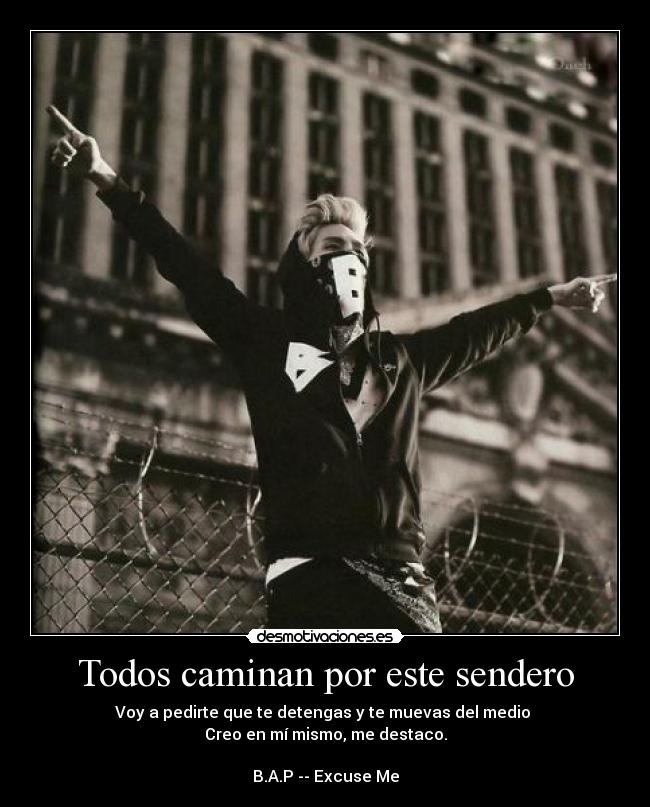 Todos caminan por este sendero -