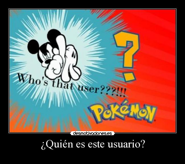 ¿Quién es este usuario? -