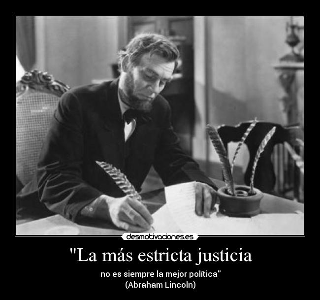 La más estricta justicia -