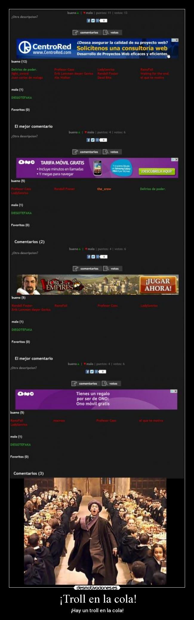 ¡Troll en la cola! - ¡Hay un troll en la cola!