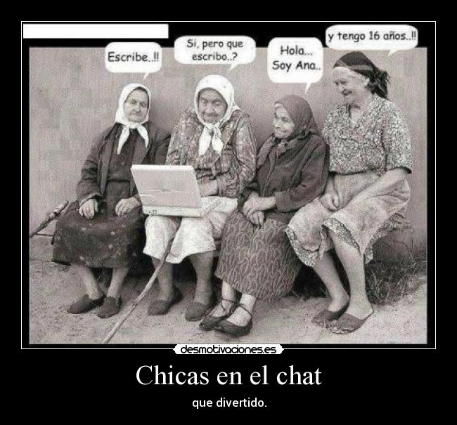 Chicas en el chat -