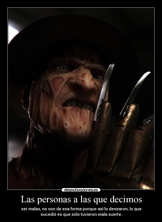 Las personas a las que decimos -