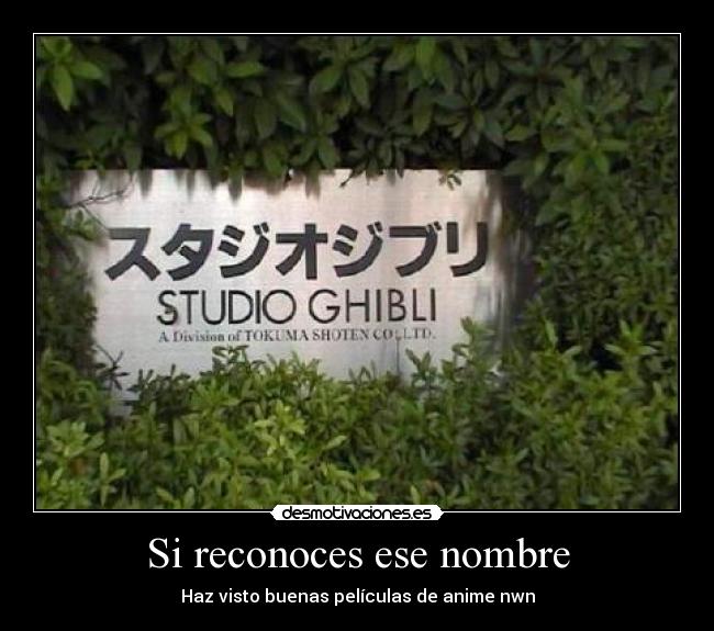 Si reconoces ese nombre - 