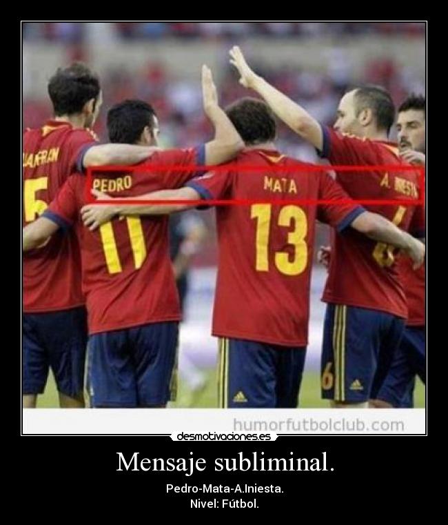 Mensaje subliminal. - 