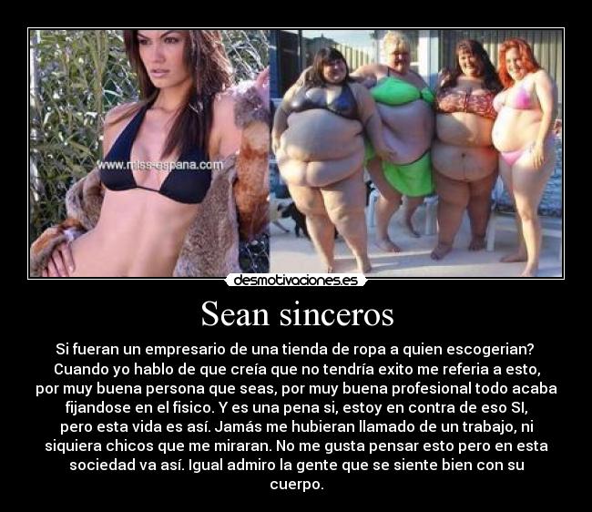 Sean sinceros - 